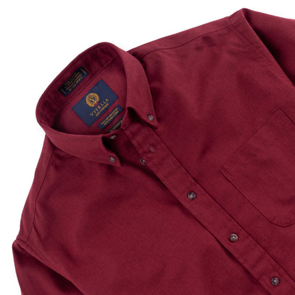 Men's Burgundy Viyella Shirt