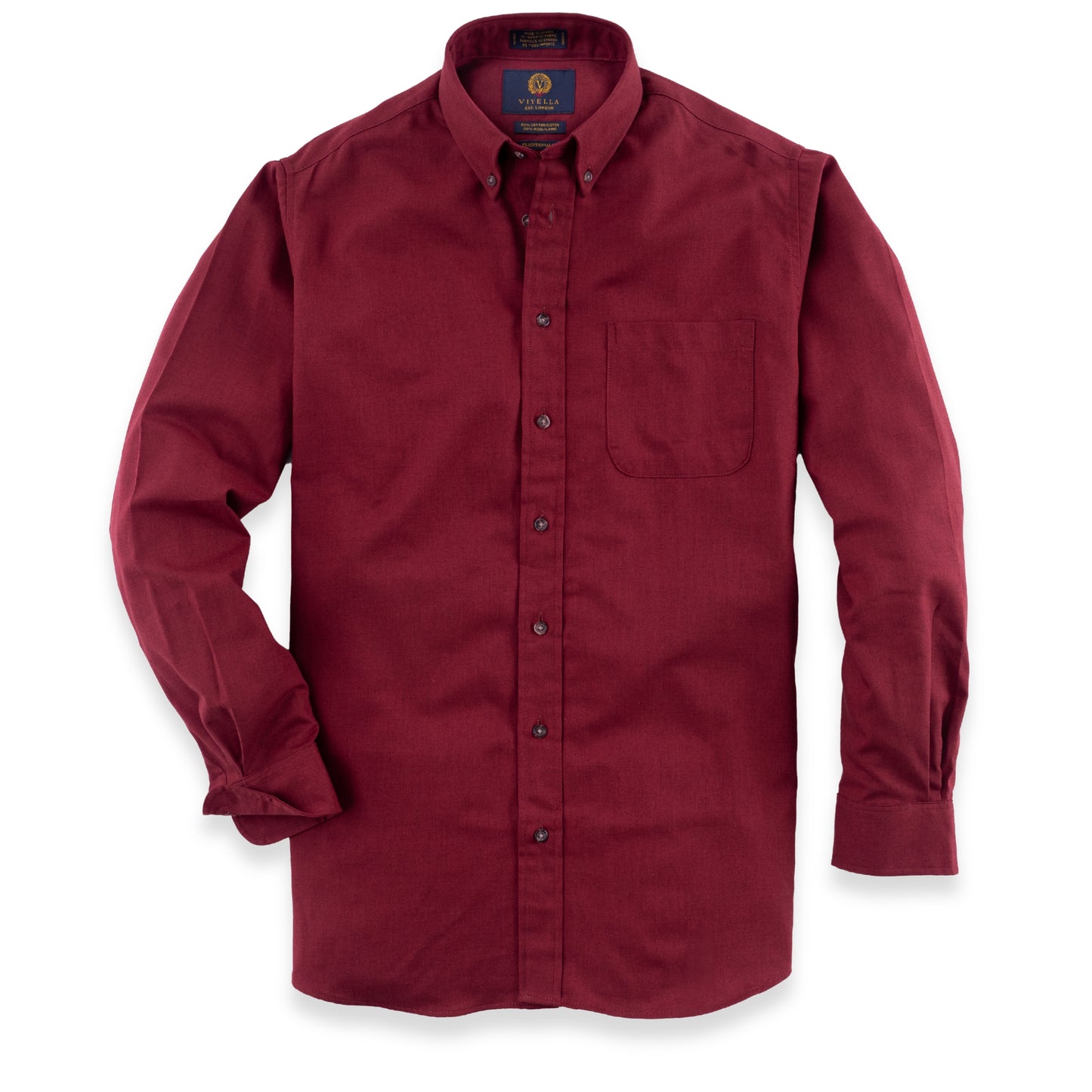 Men's Burgundy Viyella Shirt