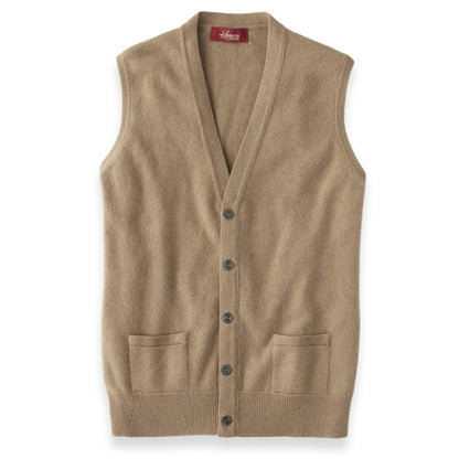 Men's Camel Hair Waistcoat | The Lanam Shop