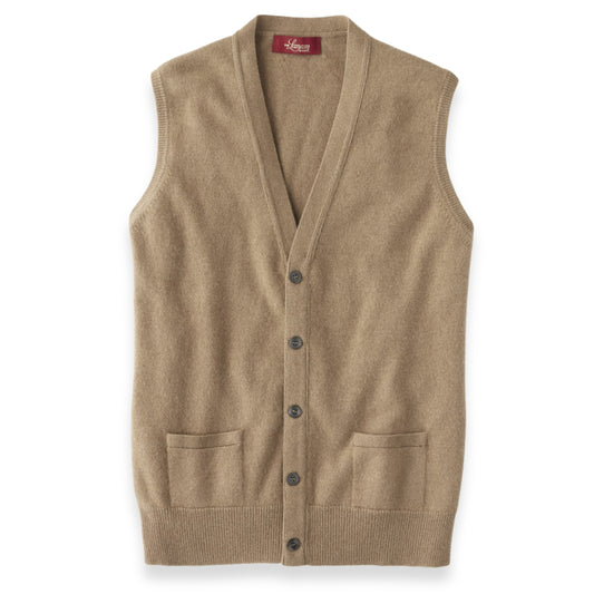 Men's Camel Hair Waistcoat | The Lanam Shop