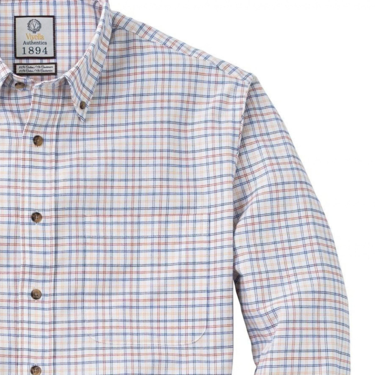 Men's Classic Tattersall Luxury Blend Viyella Shirt