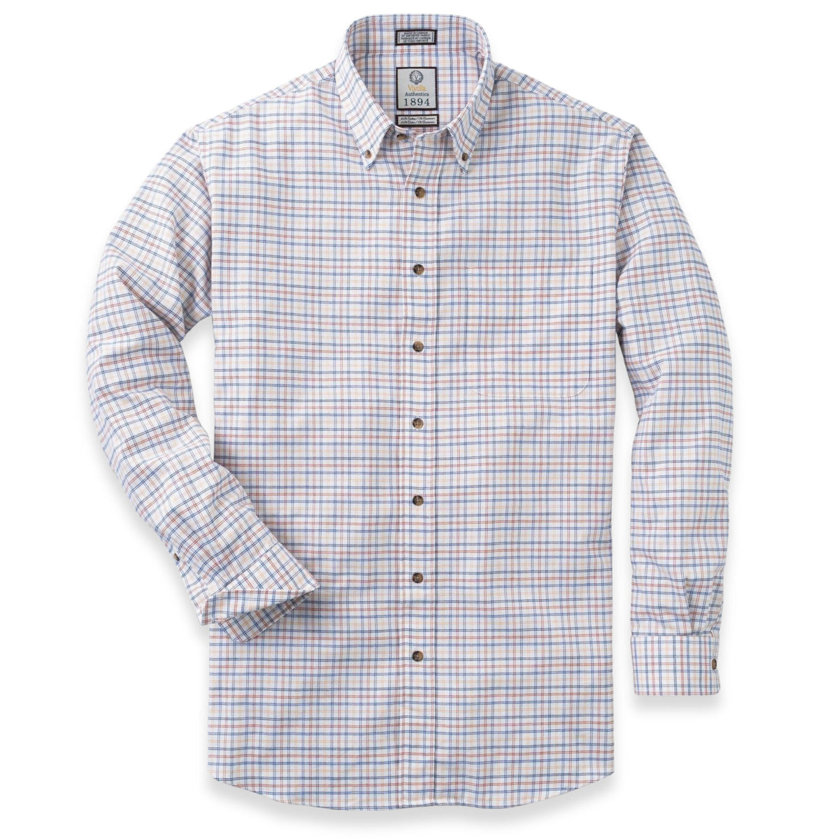 Men's Classic Tattersall Luxury Blend Viyella Shirt