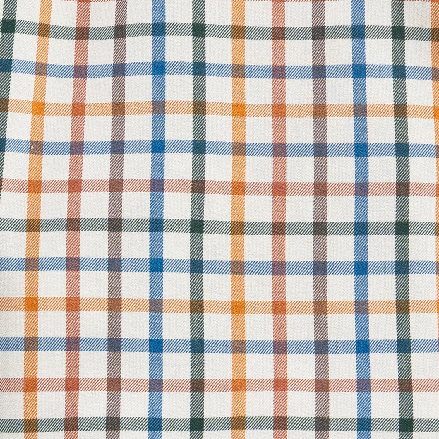 Men's Cream Large Tattersall Viyella Shirt