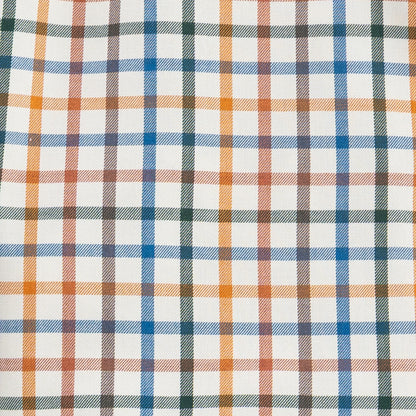 Men's Cream Large Tattersall Viyella Shirt