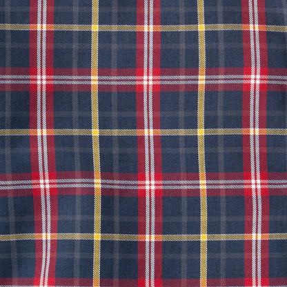 Men's Dark Blue Plaid Viyella Shirt