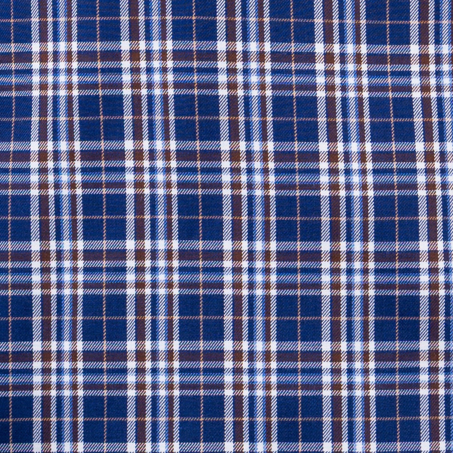 Men's Denim Blue Check Viyella Shirt