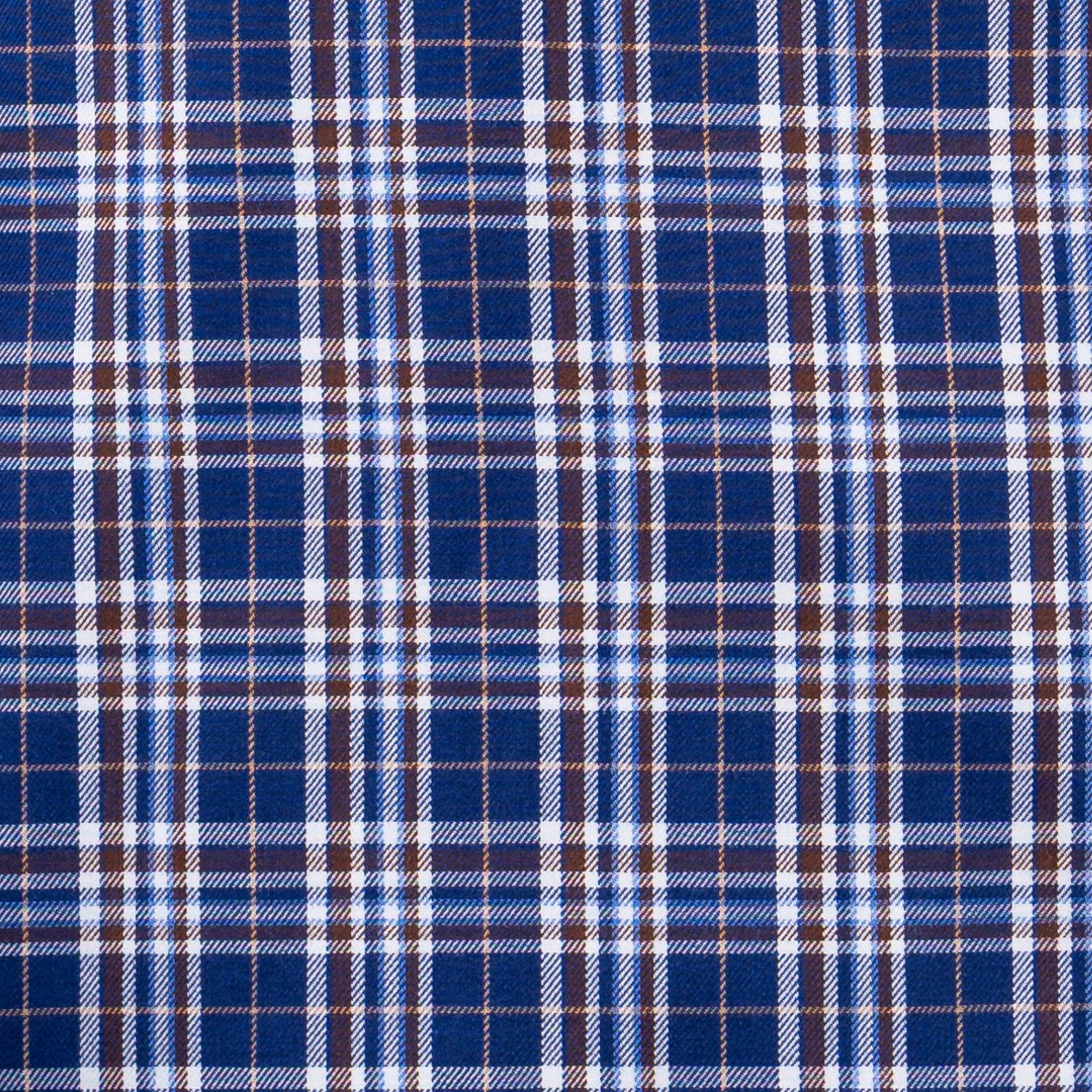 Men's Denim Blue Check Viyella Shirt