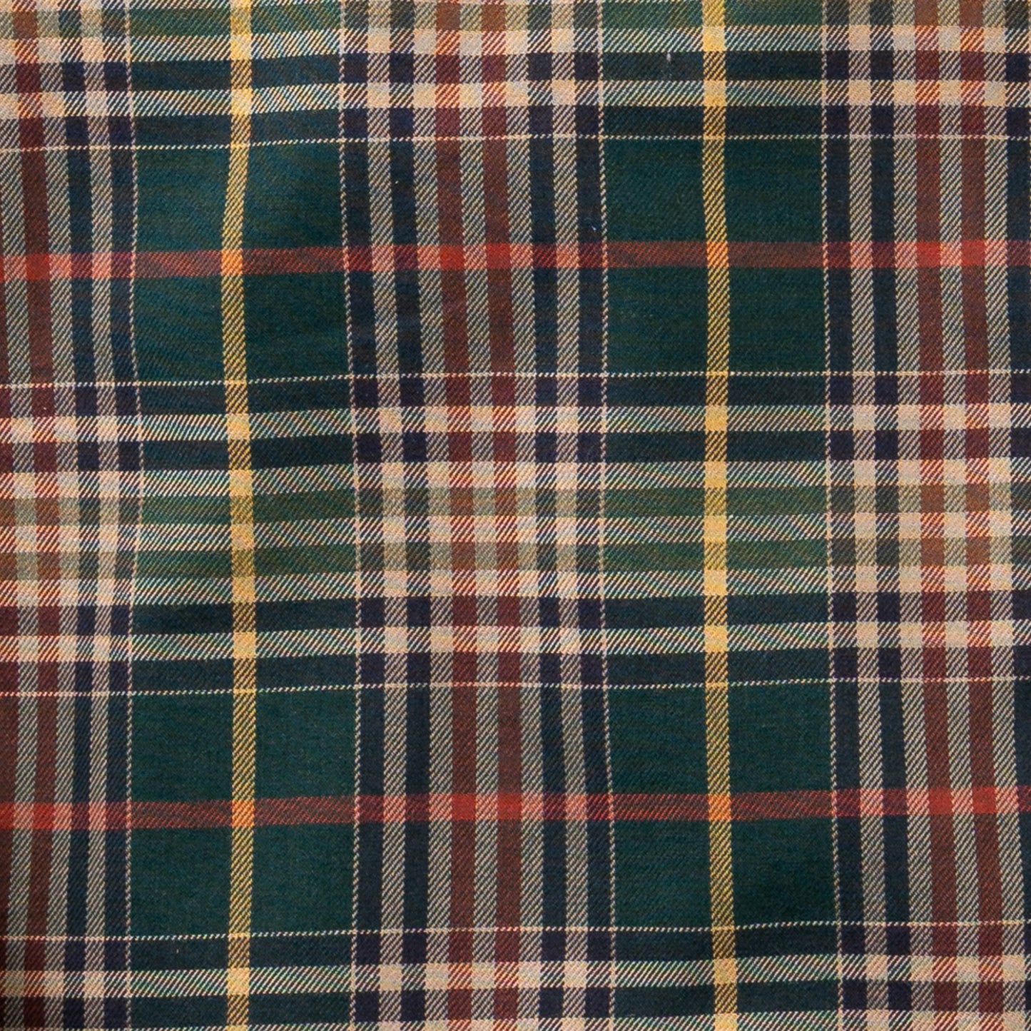 Men's Forest Green Plaid Viyella Shirt