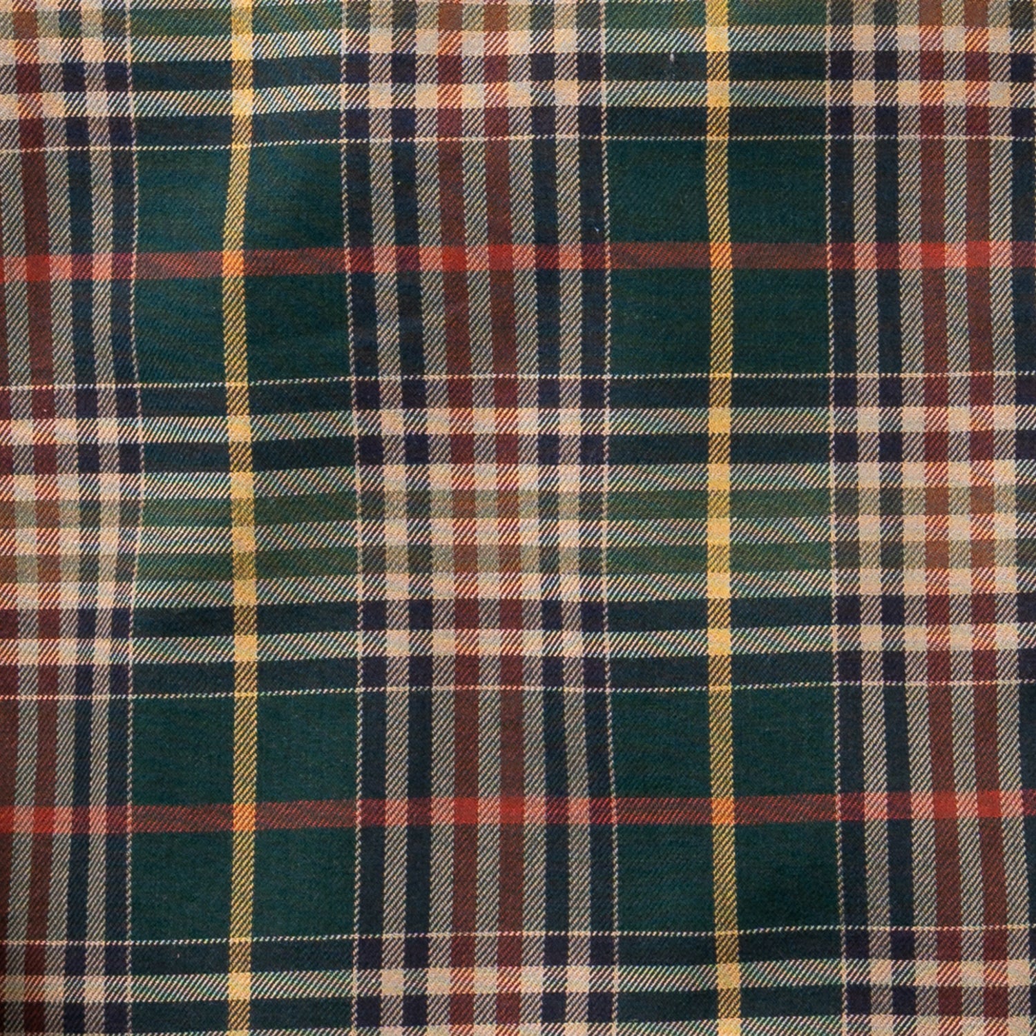 Men's Forest Green Plaid Viyella Shirt