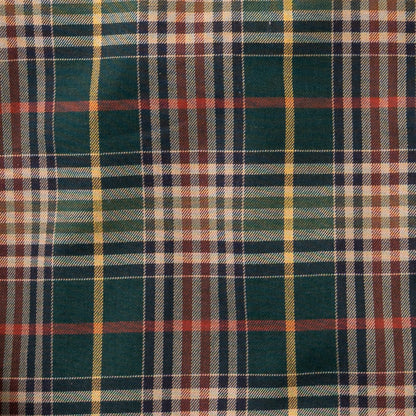 Men's Forest Green Plaid Viyella Shirt