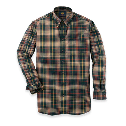 Men's Forest Green Plaid Viyella Shirt