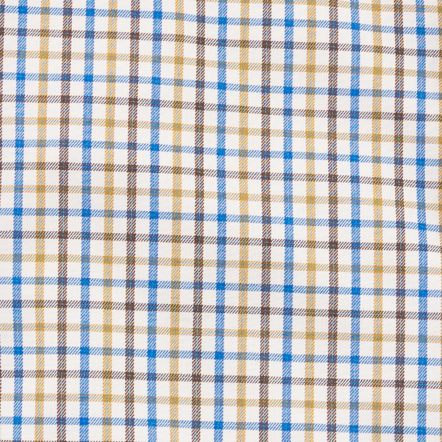 Men's Green and Blue Tattersall Viyella Shirt