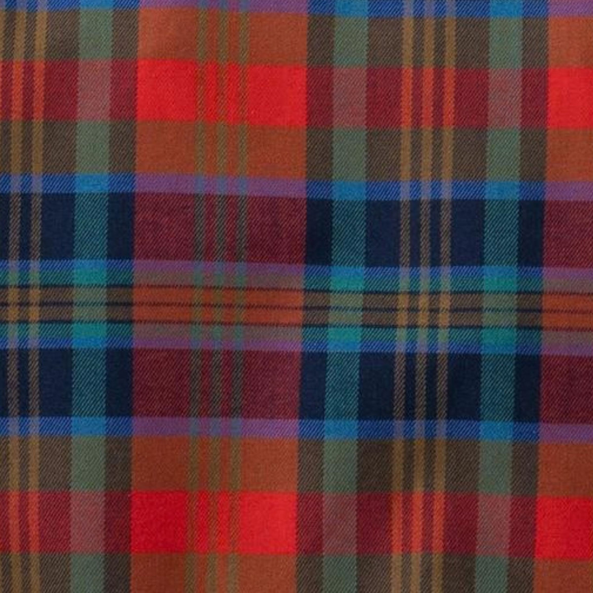 Men's Hunt Red Plaid Luxury Blend Viyella Shirt