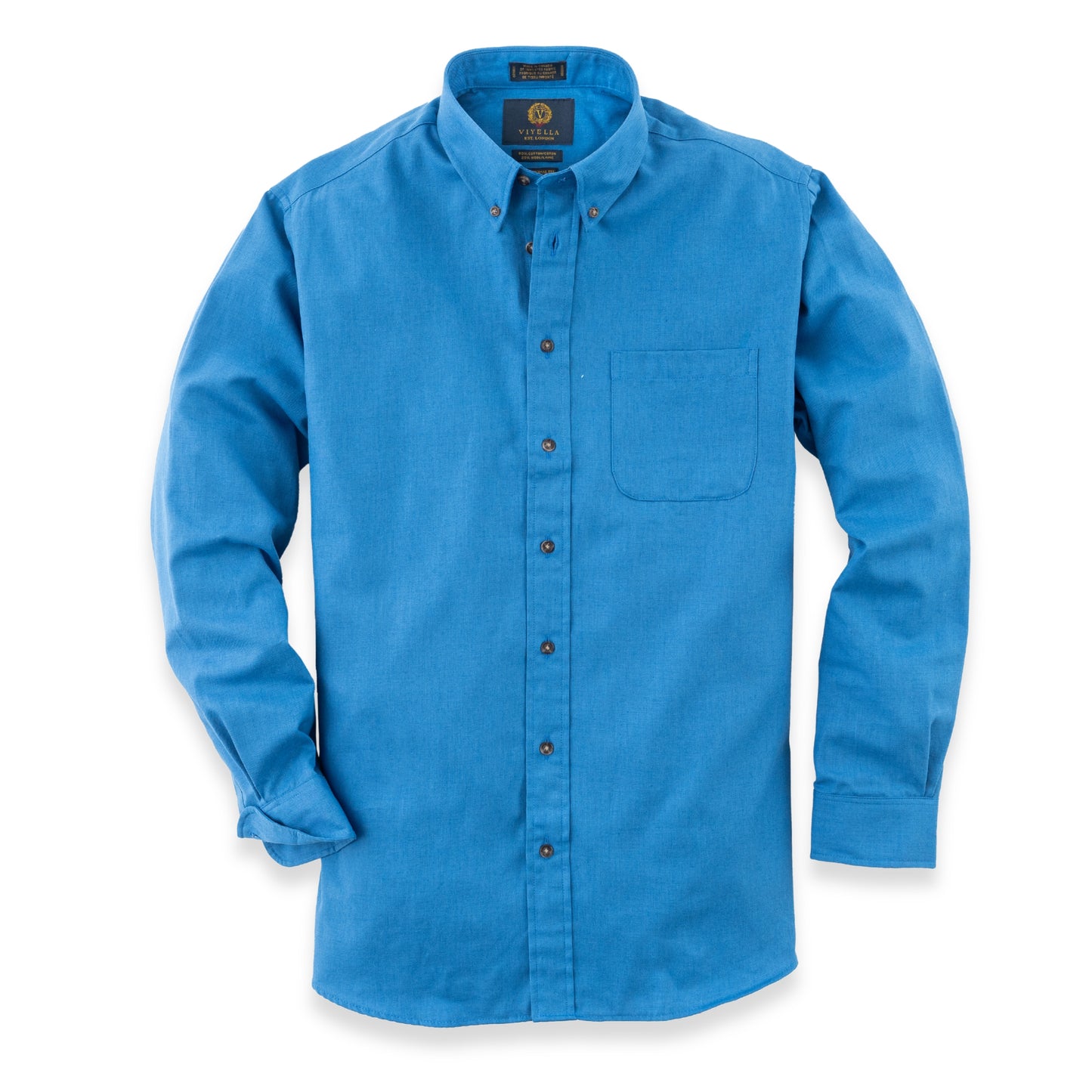 Men's Imperial Blue Viyella Shirt
