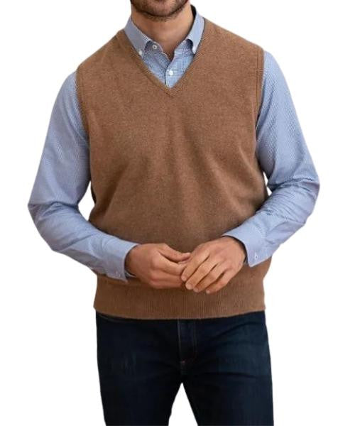 Men's Lambswool Slipover Sweater Vest