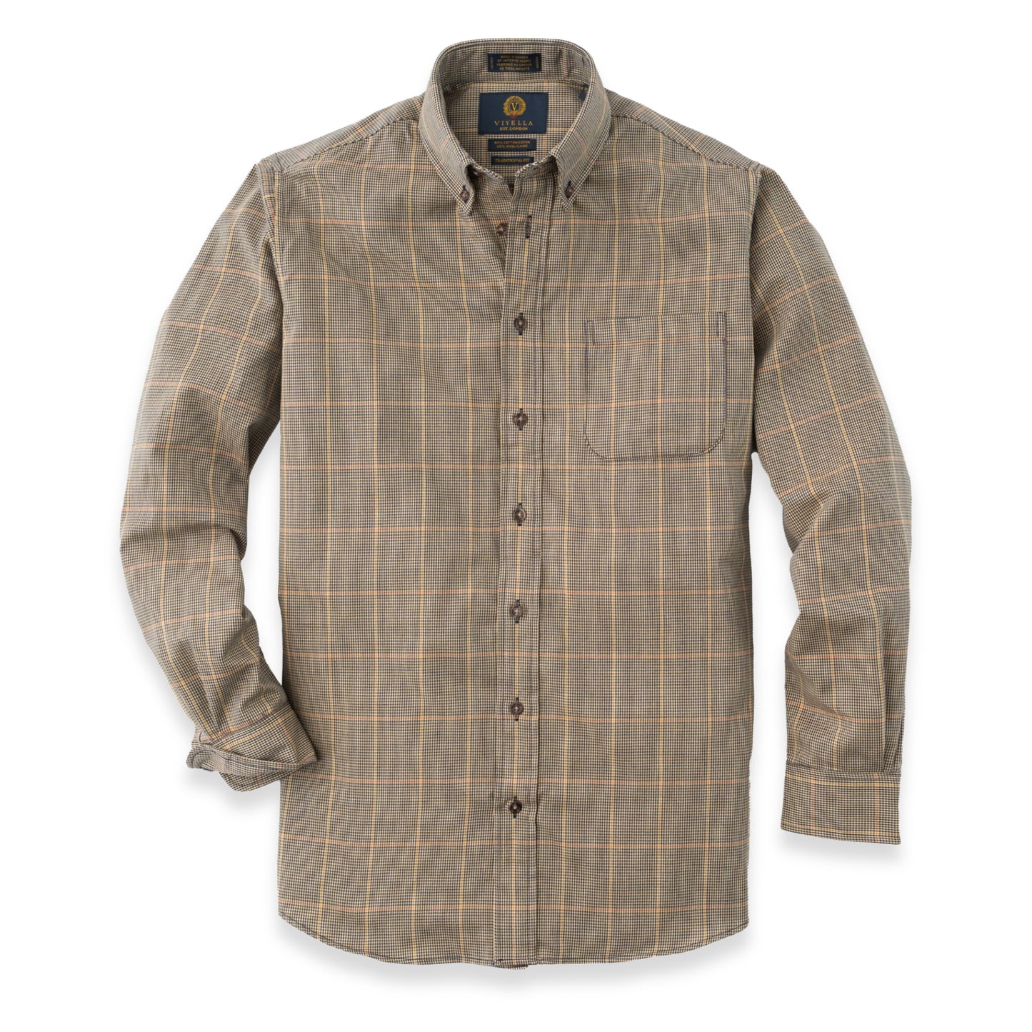 Men's Large Gun Club Check Viyella Shirt