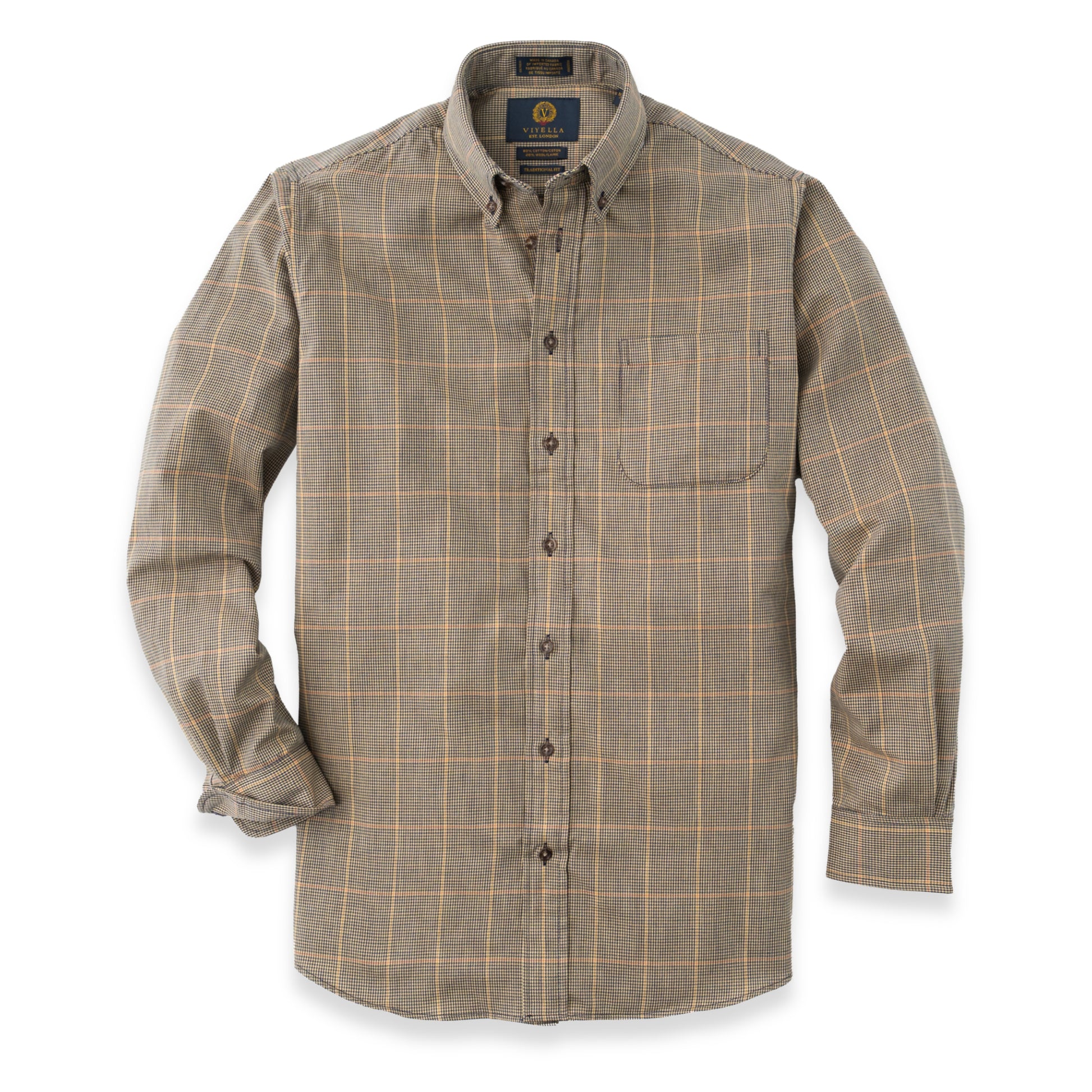 Men's Large Gun Club Check Viyella Shirt