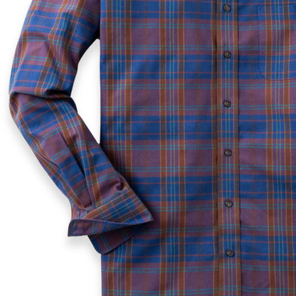 Men's Mauve Plaid Viyella Shirt