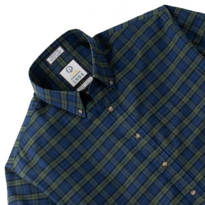 Modern Black Watch Plaid Luxury Blend Viyella Shirt