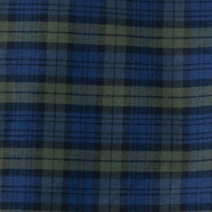 Modern Black Watch Plaid Luxury Blend Viyella Shirt