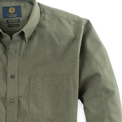 Men's Moss Green Viyella Shirt