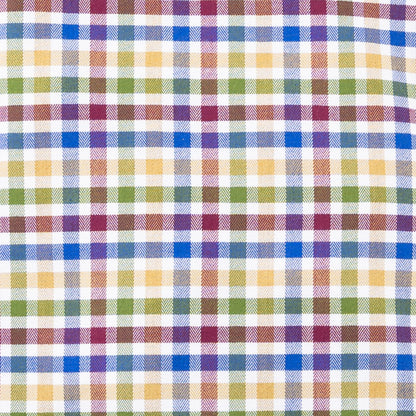 Men's Multi Thick Tattersall Luxury Blend Viyella Shirt