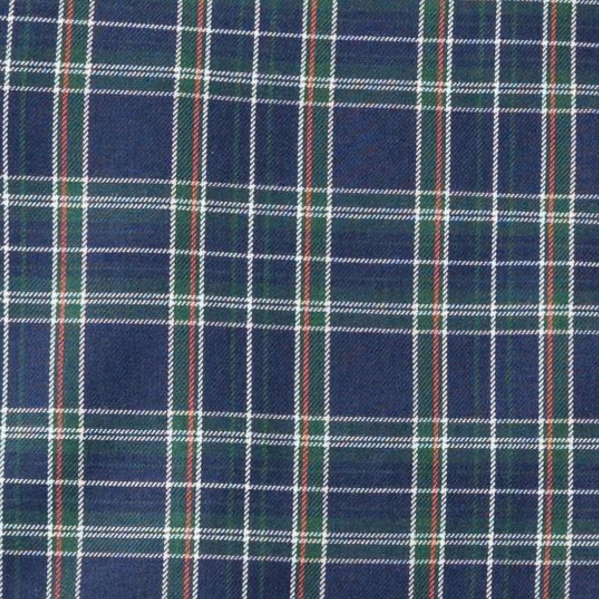 Men's Navy Blue Check Viyella Shirt