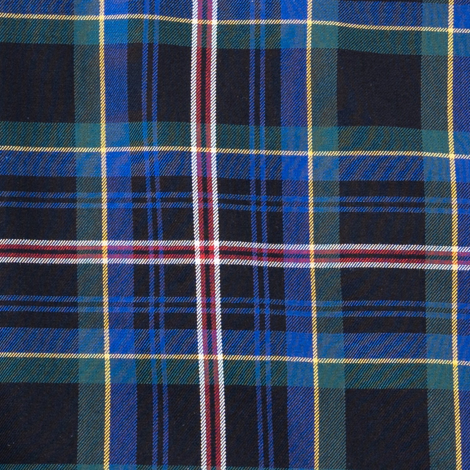 Men's Navy Blue Large Plaid Viyella Shirt