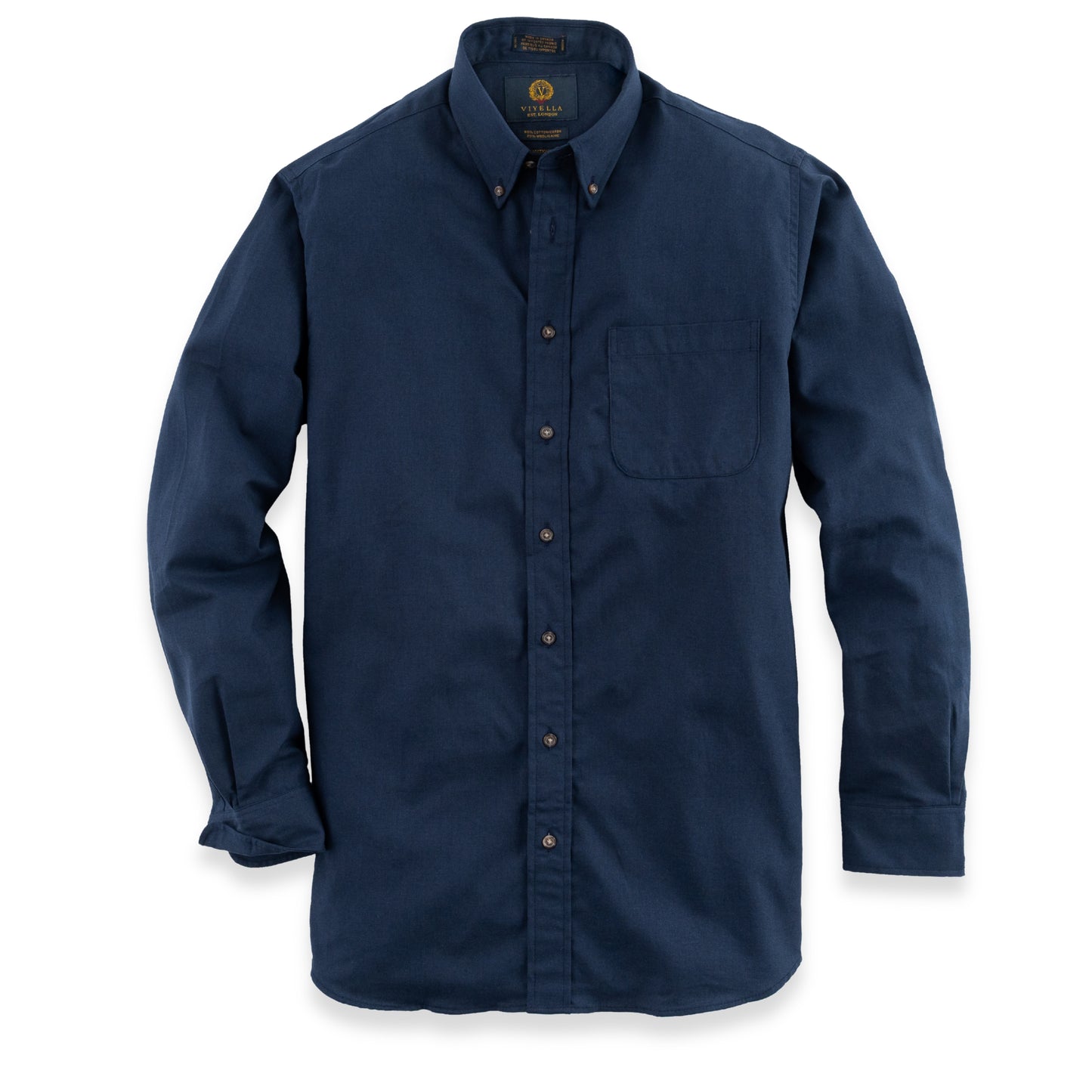 Men's Navy Viyella Shirt