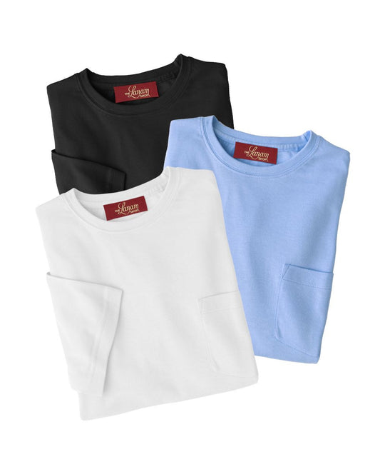 Men's Pima Cotton Crew Neck T-Shirt With Pocket