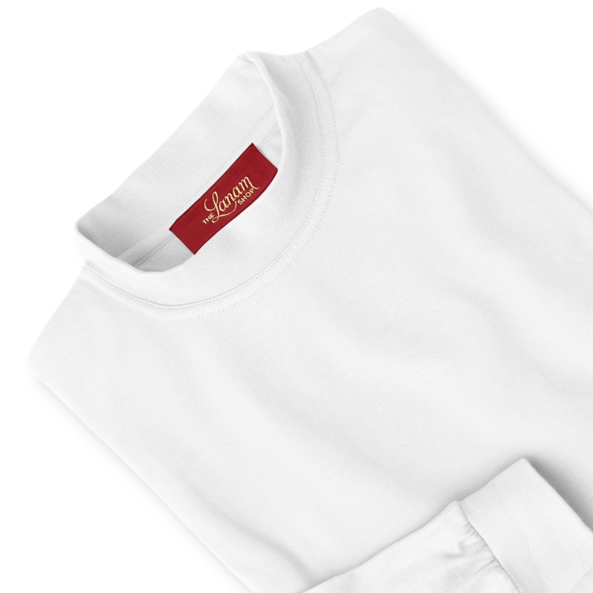 Men's Pima Cotton Long-Sleeve Mock Turtleneck Shirt | White