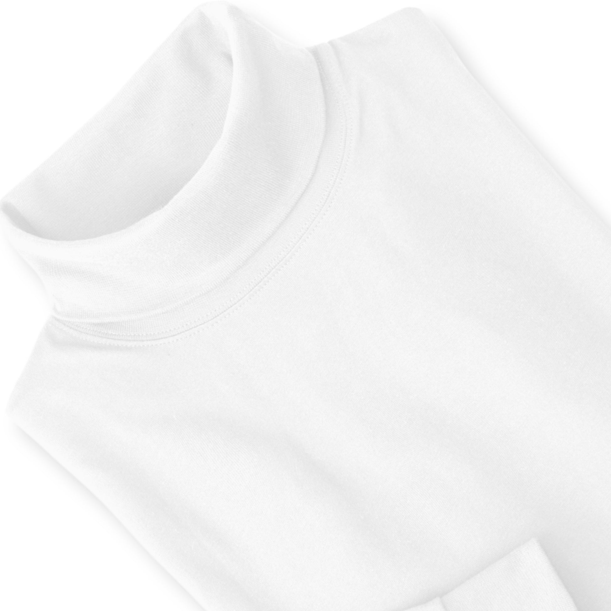 Men's Pima Cotton Long-Sleeve Turtleneck Shirt | White