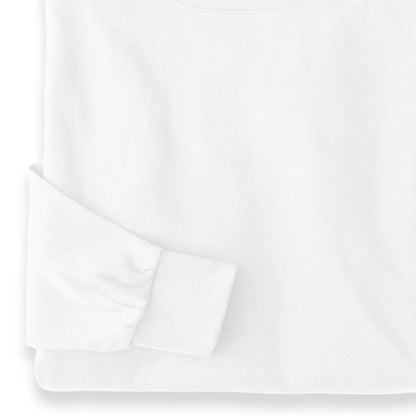Men's Pima Cotton Long-Sleeve Turtleneck Shirt | White