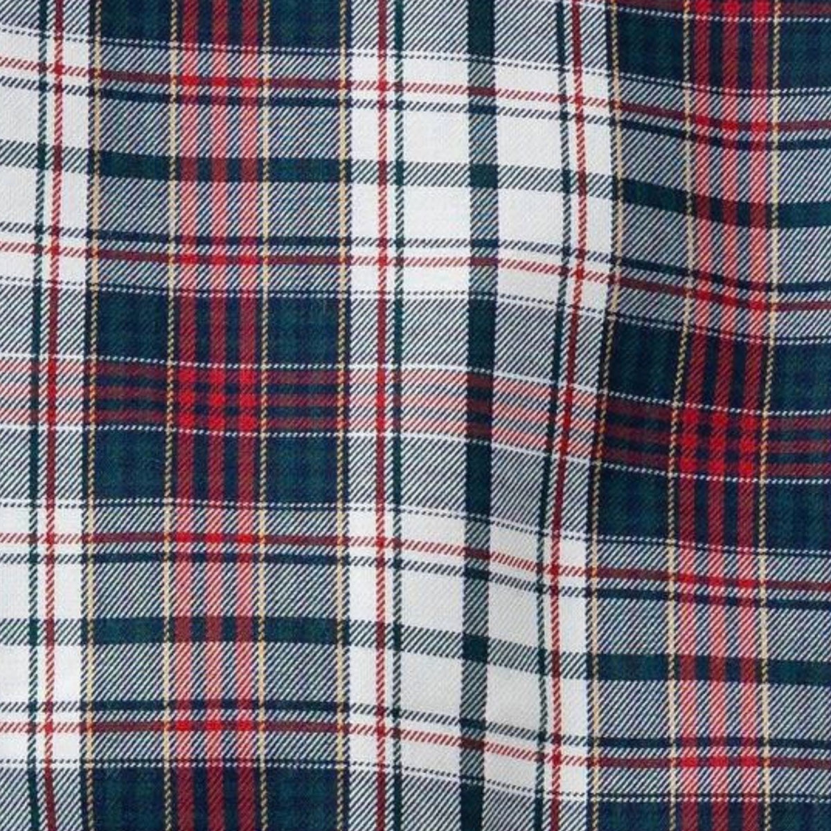 Men's Red and Blue Check Viyella Shirt