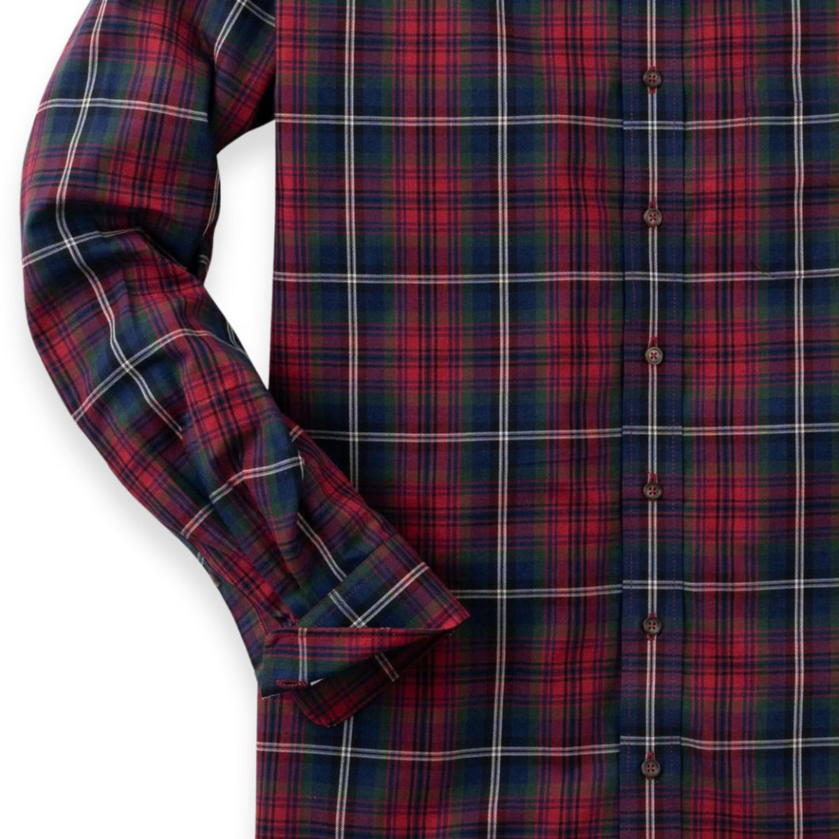 Men's Red Plaid Viyella Shirt