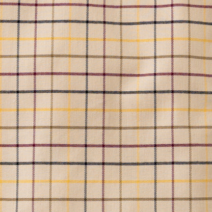 Men's Tan Tattersall Luxury Blend Viyella Shirt