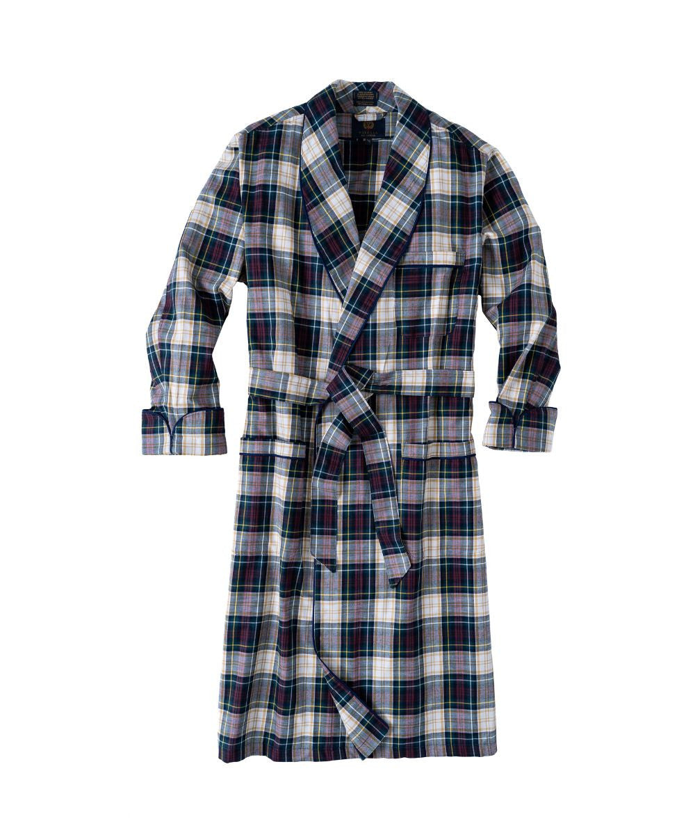 Men's Weathered Campbell Viyella Robe | The Lanam Shop