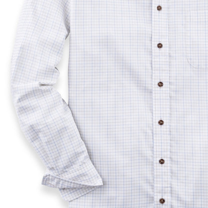 Men's White Tattersall Viyella Shirt