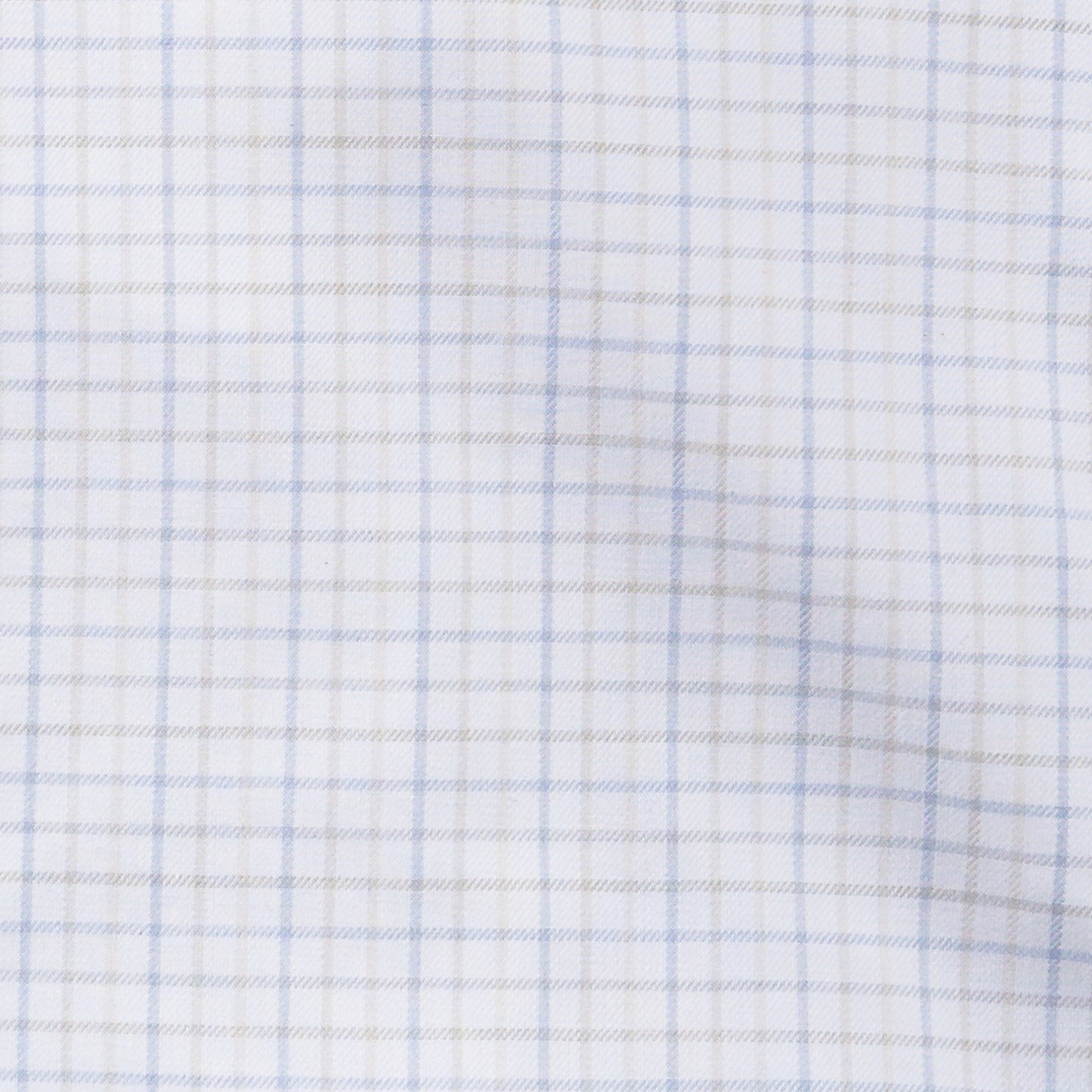 Men's White Tattersall Viyella Shirt