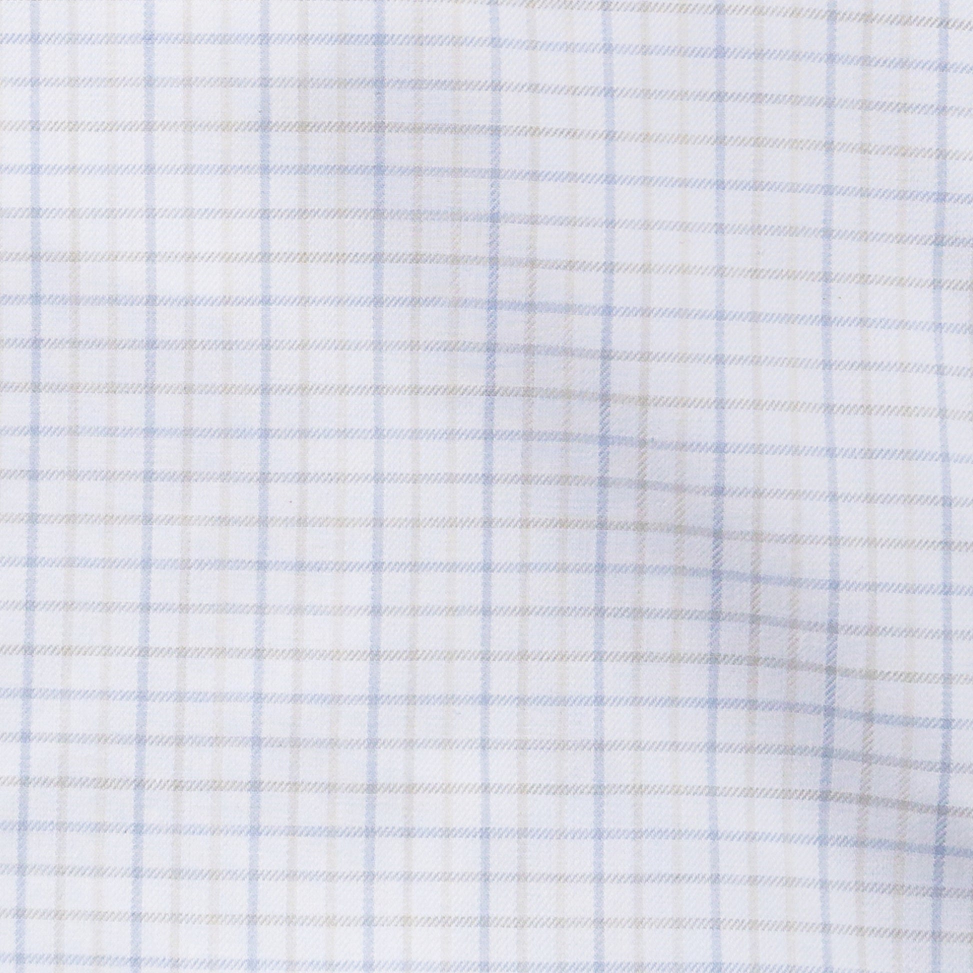 Men's White Tattersall Viyella Shirt