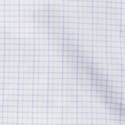 Men's White Tattersall Viyella Shirt
