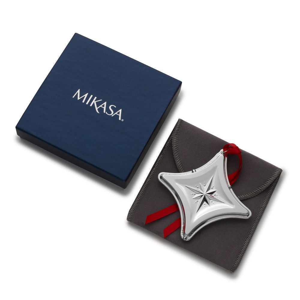 Mikasa 2024 Silverplate Star Ornament - 3rd Edition