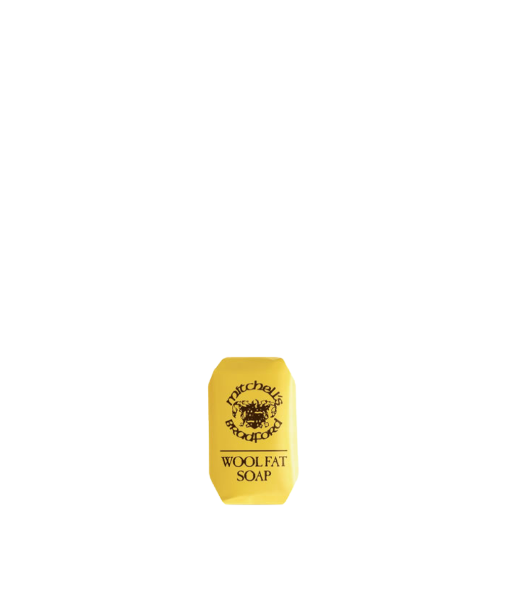 Mitchell's Wool Fat Individual Yellow Soap Bars, Size Small 25g