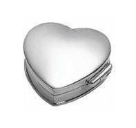 Sterling Heart Pillbox