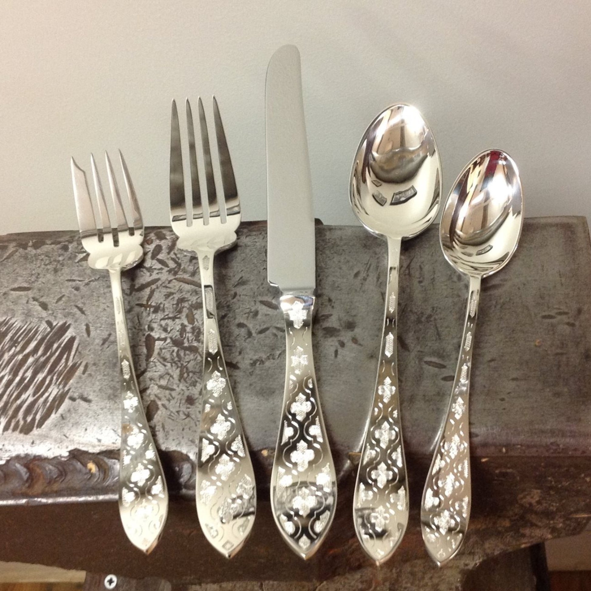 Old Newbury Crafters Casablanca Sterling Silver Flatware Collection