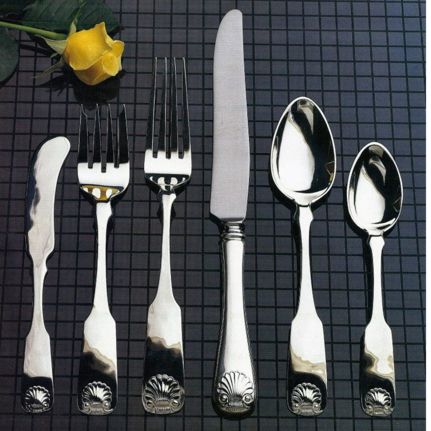 Old Newbury Crafters Fiddleback Sterling Silver Flatware Collection