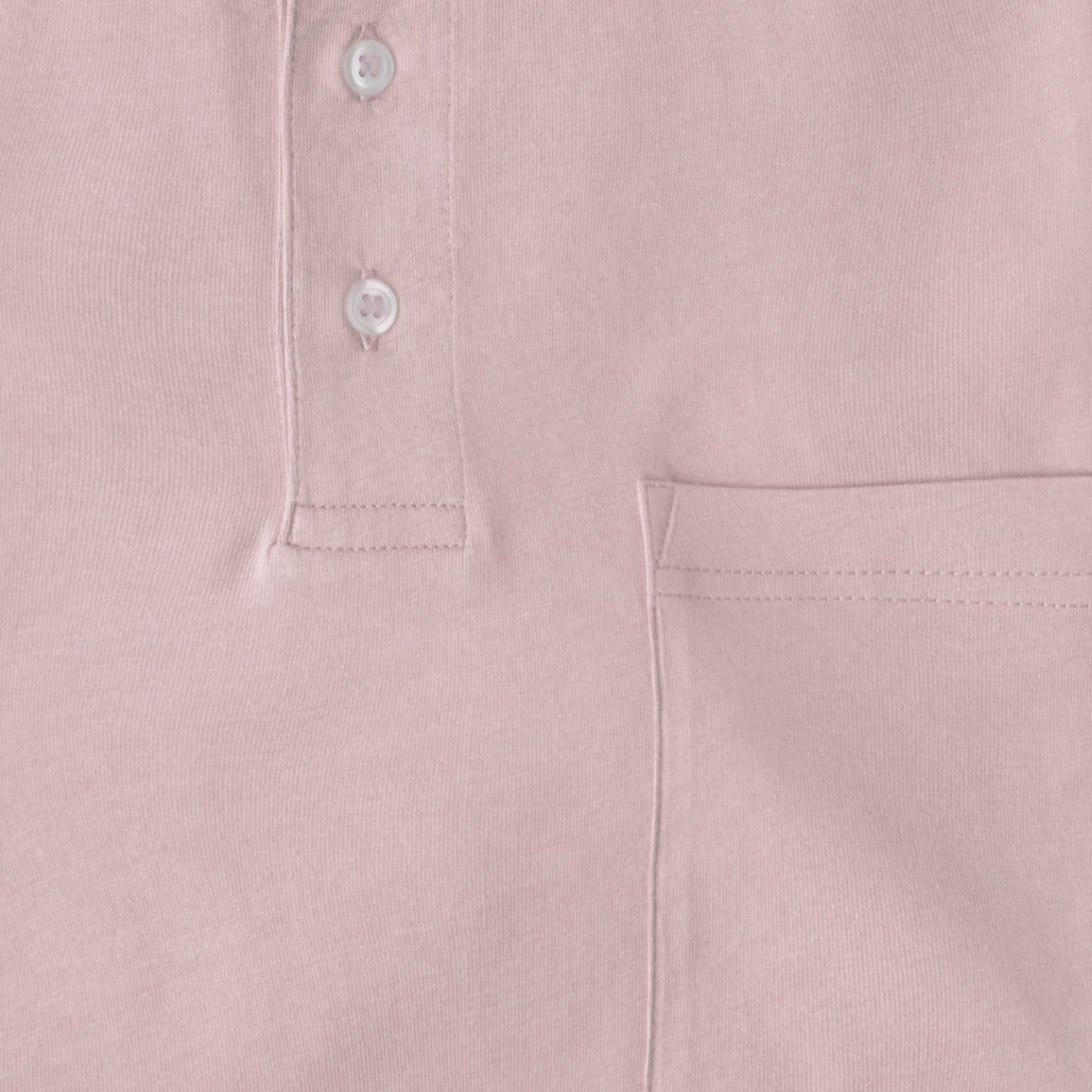 Men Short Sleeve Pima Cotton Jersey Polo with Pocket | Clique Pink