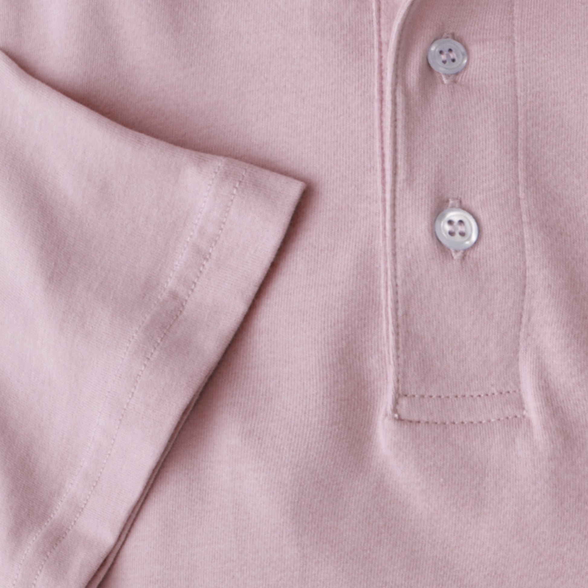 Men Short Sleeve Pima Cotton Jersey Polo with Pocket | Clique Pink