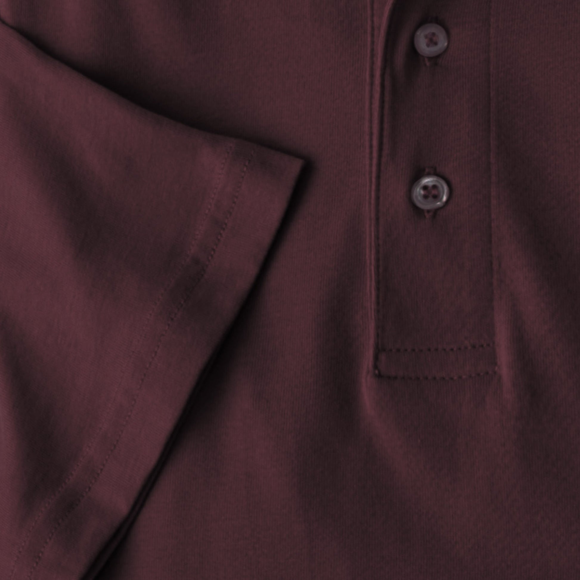 Men Short Sleeve Pima Cotton Jersey Polo with Pocket | Wine