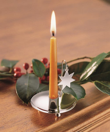 Star Sterling Silver Candle Holder